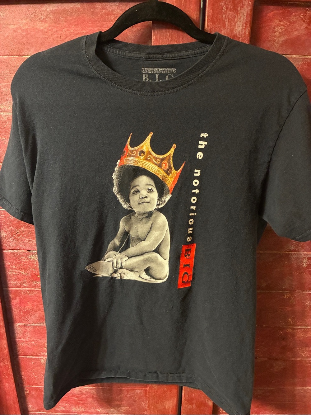 The Notorious BIG T Shirt Black Men’s Size M Crew Neck Baby Graphic Short Sleeve